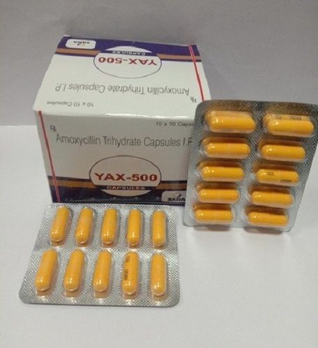 Amoxycillin Trihydrate Tablets Yax-500 Capsules