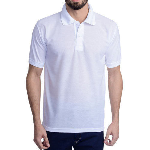 Casual Wear Solid Plain Short Sleeves Polo Cotton T Shirt  Age Group: 18+