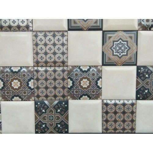 Elegant Long Durable Crack Resistance Printed Rectangular Kitchen Floor Tiles