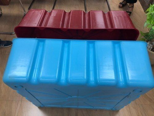 Blue  And Red Fine Finish Long Durable High Efficient Good Quality Plastic Water Storage Tank