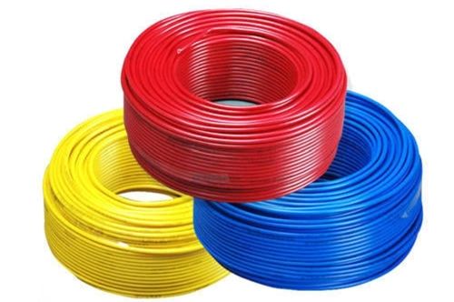 Multiple Color Heat Resistance Pvc Coating Single Core Flexible Copper Multicolor Electric Wire