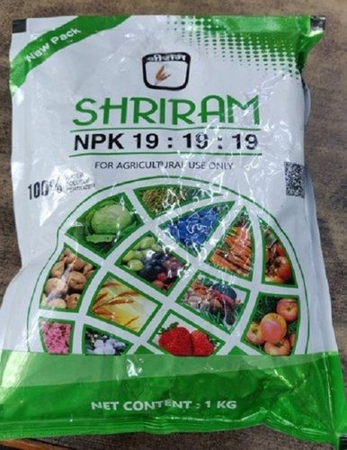 White Easy To Apply Eco Friendly Non Toxic Shriram Npk 19 19 19 Fertilizer For Agricultural