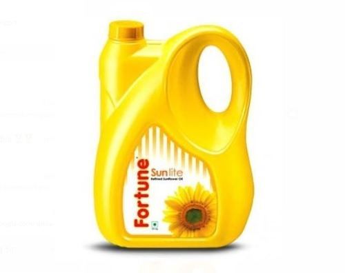 Pack Of 5 Liter Fortune Sun Lite Refined Sunflower Oil For Cooking 