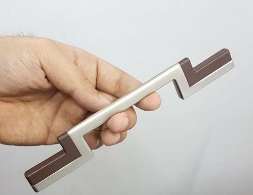 Silver And Brown Brass Metal Handle For Window And Gate 