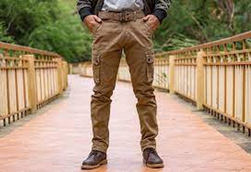 Sleek And Stylish Comfortable Well Tailored Casual Brown Trousers For Men