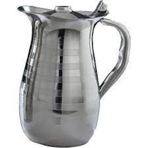 Stainless Steel Water Jug With Handle And Lid 2 Liter