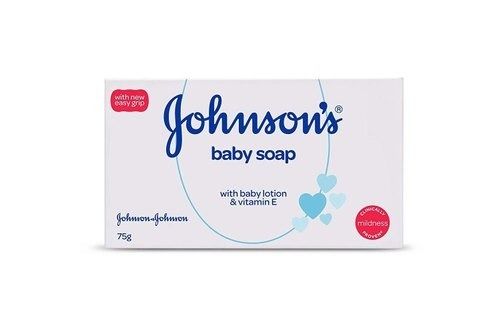 70 Gram Johnson Baby Soap With Baby Lotion And Vitamin E, Soft, Smooth