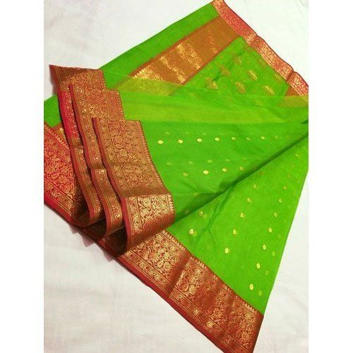 Buy Urwa Handblock Chanderi Silk Saree online in India at Best Price |  Aachho