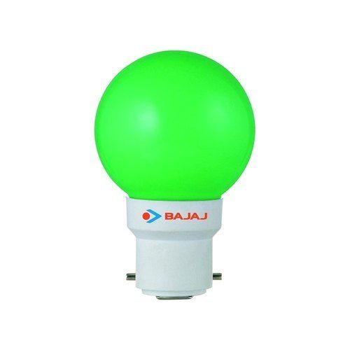 Made With High Quality Material And Long Lifespan Environment Friendly Green Round Bajaj Led Bulb Application: House Light