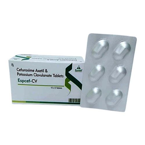 Espcef-Cv Cefuroxime Axetil And Potassium Clavulanate Tablets, 10X6 Alu Alu Pack Antibiotic