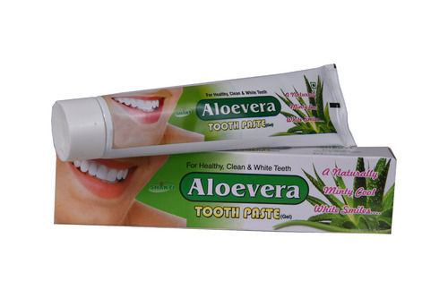 Natural Minty Cool Healthy And Freshen Breath White Teeth Aloe Vera Herbal Toothpaste