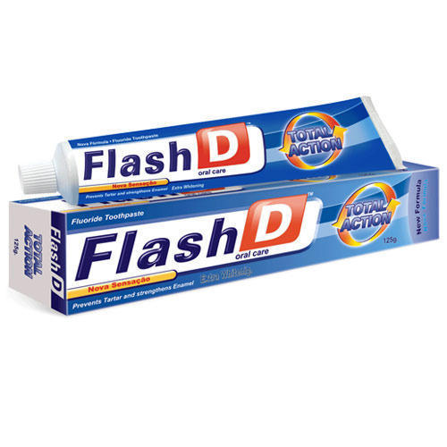 Oral Care Flash D Mint Taste Educing Cavities Freshens Breath And Whitens Teeth Fluoride Toothpaste