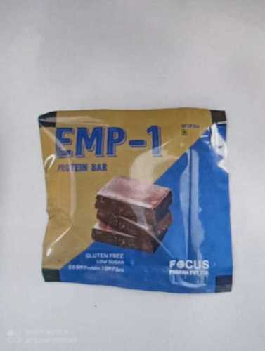 Protein Bar Packed In Plastic Wrapper, Brown Color, Delicious Taste