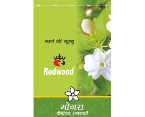 Redwood Musk Fragrance Incense Sticks In Zipper Pouch For Religious With 30 Min. Burning Time