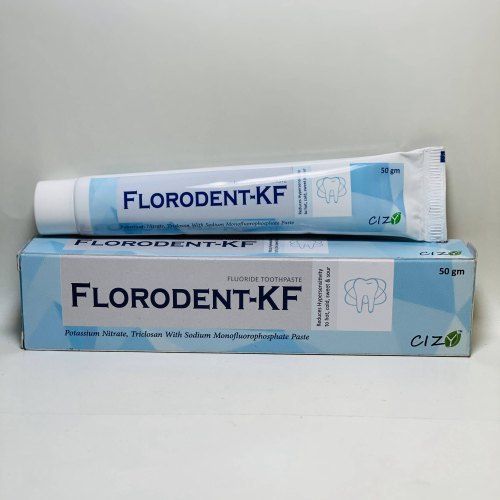 Super Refreshing Florodent Kf Fluoride Toothpaste For Remove Cavities And Plaque Soft