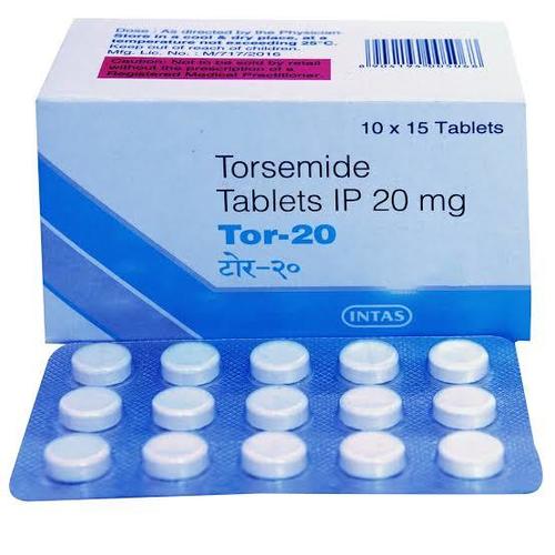 Torsemide Tablets Ip 20 Mg 10 X15 Packs
