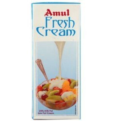 250 Gram, 25 % Milk Low Fat Rich Natural Delicious Taste White Fresh Amul Cream Age Group: Children