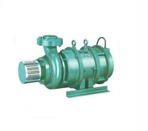 Green 5 Hp, Three Phase Open Well Submersible Jet Pump Used For Drinking Water Supply And Industrial Water Supply