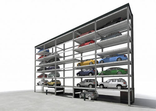 Automatic Modular Tower Parking System For Up To 23 Cars