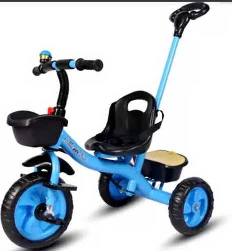 Baby Tricycle, 70 X 44 X 52 Centimeters, Iron & Plastic Material, Blue Color Size: As Per Customer