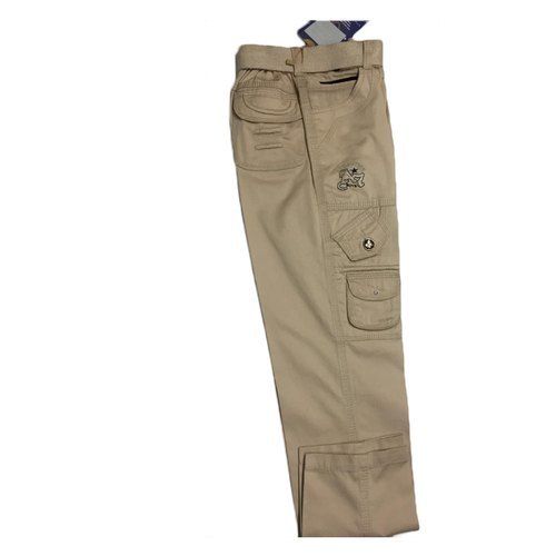 Quick Dry Boy Comfortable And Breathable Skin Friendly Loose Fir Plain Cotton Brown Pant