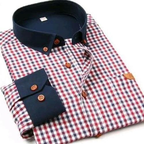 Comfortable Fit, Stylish And Versatile Design Mens Full Sleeves Party Wear Casual Cotton Shirt Collar Style: Classic