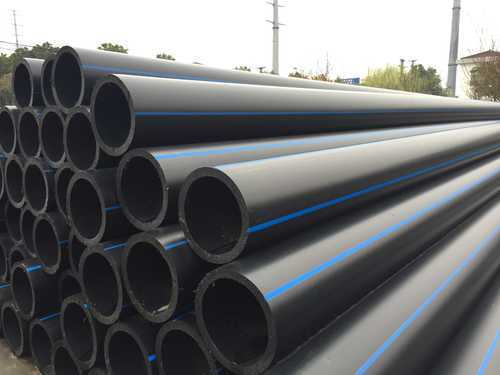 Fine Finish Highly Durable And Premium Quality Round Black Hdpe Plastic Pipe Length: 50 Feet Foot (Ft)