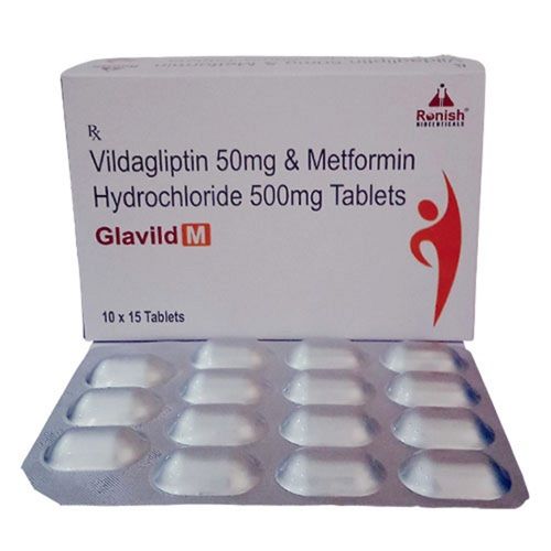  Glavild M Vildagliptin और मेटफॉर्मिन टैबलेट, 10X15 अलू अलु पैक जनरल मेडिसिन