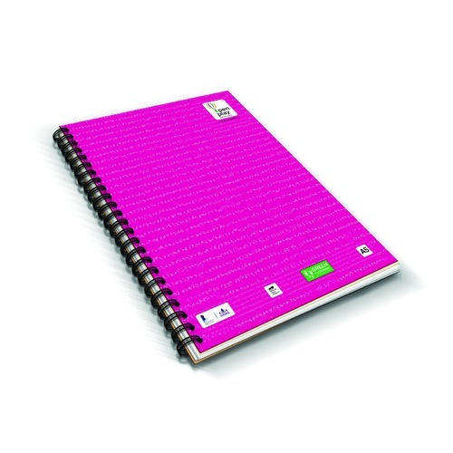 Paper Hard Cover Smooth And Soft Pages A4 Spiral Notebook For School Or Offices Use