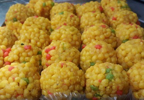 Hygienic Prepared No Artificial Colors Indian Sweet Delicious Boondi Laddu