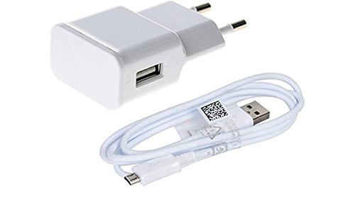 White Single USB Port Mobile Phone Charger