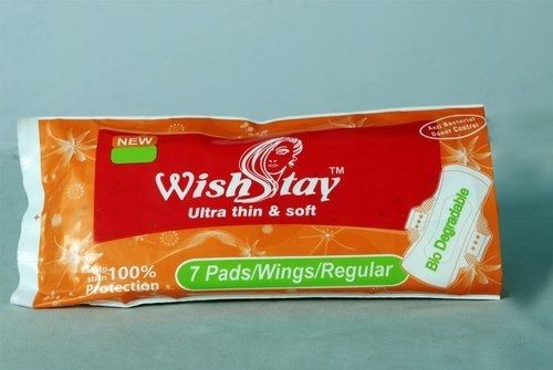 Women Skin Friendly Disposable And Anti Wrinkle Wish Stay Sanitary Pad