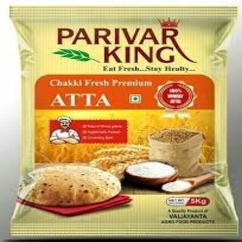 100% Fresh And Natural Parivar King Chakki Healthy Atta With 5 Kg Packaging Size 