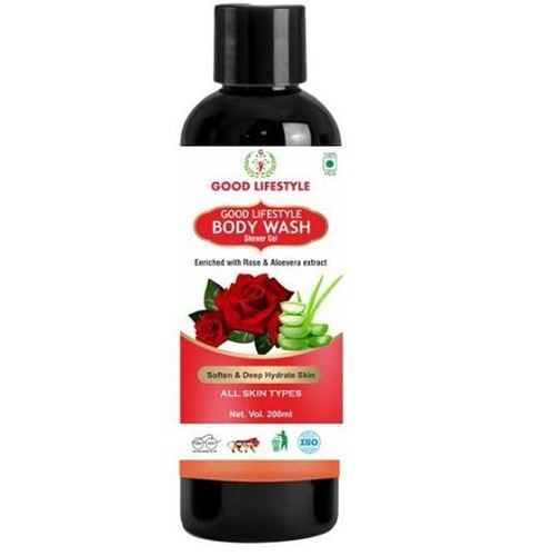 200Ml Body Wash Enriched With Goodness Of Rose And Aloe Vera Extracts Color Code: Red