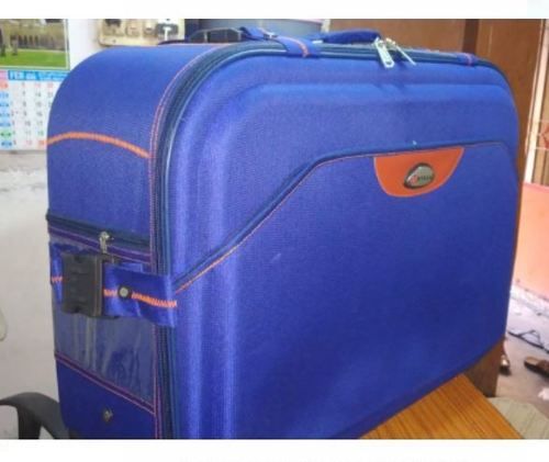 Polyester 23 Kilogram Capacity, Stylish Trendy Strong Solid Durable Long Lasting Blue Traveling Bag