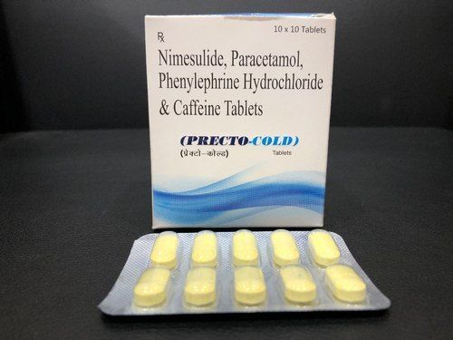 Allopathic Nimesulide With Paracetamol Phenylephrine & Caffeine Anticold Tablets