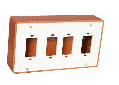 Brown And White Color Without Switch Switch Board Cover For Industries Use Frequency (Mhz): 50 Hertz (Hz)