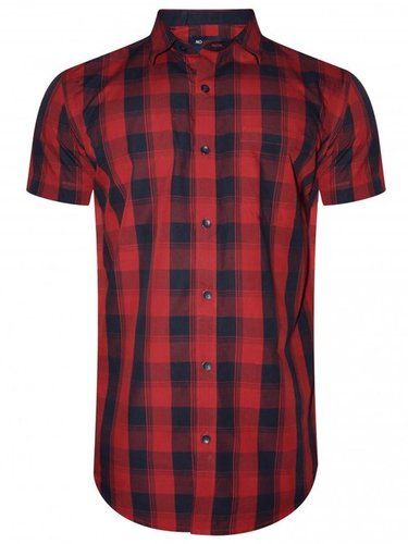 Skin Friendliness Cotton Check Shirts