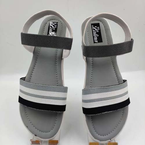 Buy Iconics Womens Fashionable Grey Color Textured Heel Sandals Online