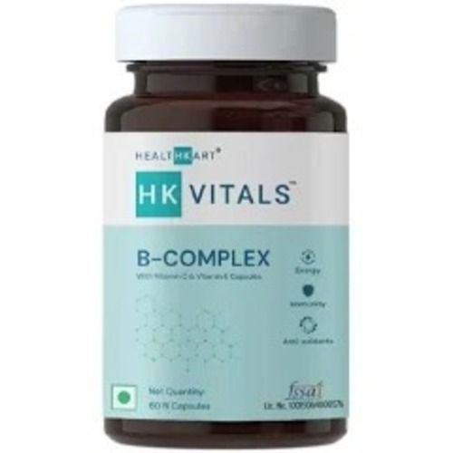 Healthear Hk Vitals B-complex, विटामिन D3 2 X 60 कैप्सूल