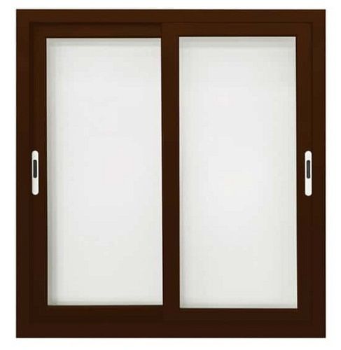 Aluminum Modern Powder Coated Brown Colour, Aluminium Sliding Window, Use For Home And Office