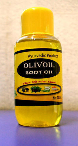 Natural Olivoil Body Oil With Olive Oil And Haldi, Pack Of 200ml, 12 Months Shelf Life