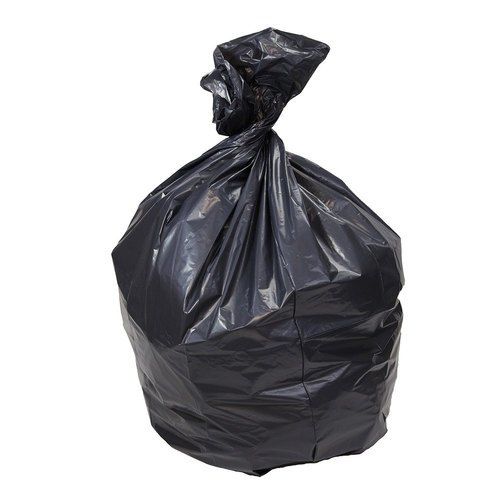 Plain Black Disposable Recyclable Water Proof And Durable Polypropylene Capacity 10 Kg Bin Bag