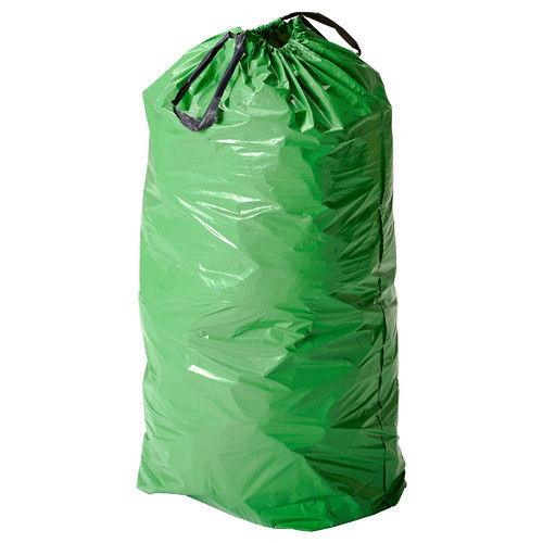 Plain Green Easy To Use Water Proof And Durable Polypropylene Capacity 25 Bin Bag