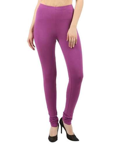 Indian White Body Fit Comfortable And Breathable Cotton Lycra Churidar  Women Leggings at Best Price in Malda