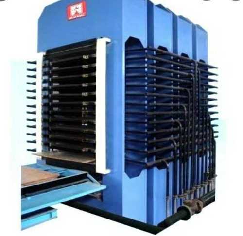 Plc Controlled Hydraulic Hot Press In Blue And Black Color Voltage: 220 Volt (V)