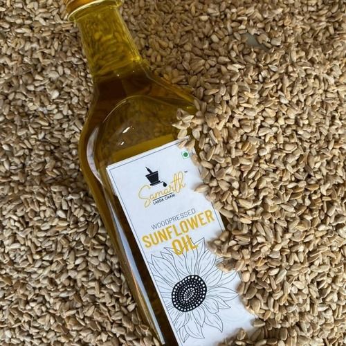 Samarth Lakda Ghani 100% Pure Organic Wood-Pressed Sunflower Oil For Dry Skin
