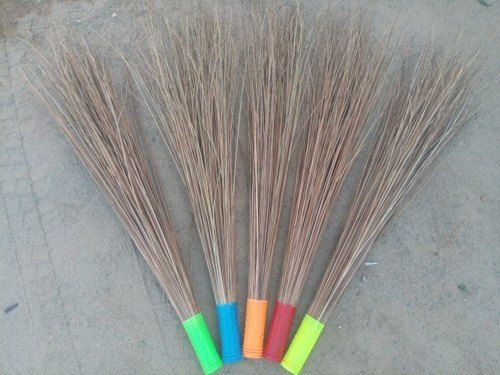 Easy To Use Environmentally Friendly And 100% Natural Plastic Handle Coconut Broom Stick Application: For Cleaning Floor