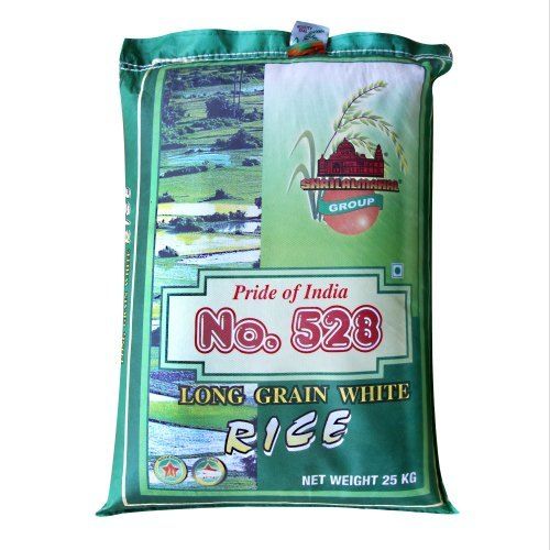 100% Fresh And Organic White Long Grain Rice Pack Of 25 Kilogram 