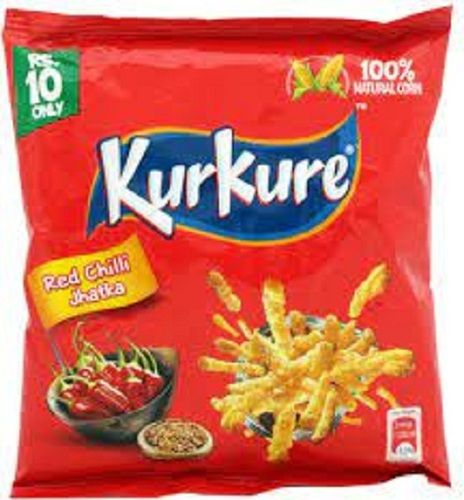 100% Natural Red Chilli Jhatka Kurkure With Tasty Spicy Delicious Flavour